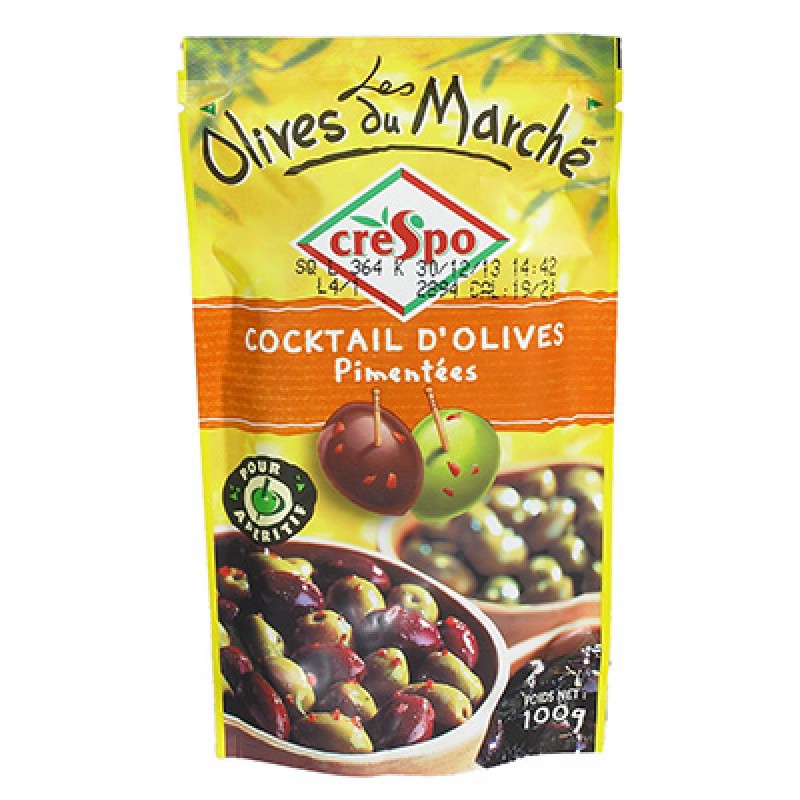 Cocktail d'olives pimentées Les Olives du Marché